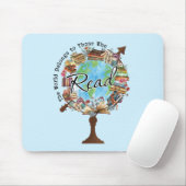 ブックの愛好家 マウスパッド (マウス)