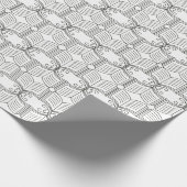 ブックの折り返しパーティー ラッピングペーパー (角)