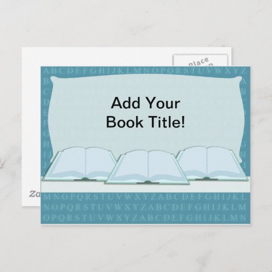 ブックの昇格ここにタイトルを追加 ポストカード (正面/裏面)