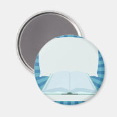 ブックの昇格ここにタイトルを追加 マグネット (正面/裏面)