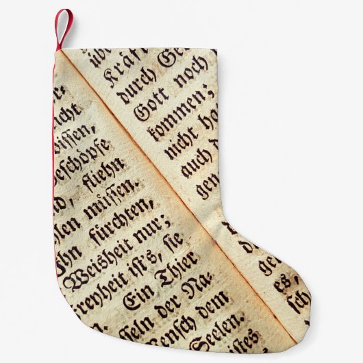 ブックの背景テ書クスチャ スモールクリスマスストッキング (正面)