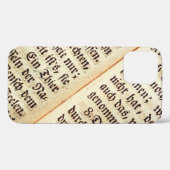 ブックの背景テ書クスチャ Case-Mate iPhoneケース (裏面 (横))