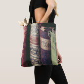 ブックの背骨、ブックカバー トートバッグ (クローズアップ)