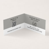 ブックの表示、発行元、ライターブックの署名 名刺 (内部)