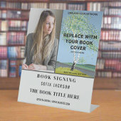 ブックの起動の署名写真作家のプロモーション 台座サイン