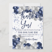 ブックの起動パーティーありがとうございます サンキューカード (正面)