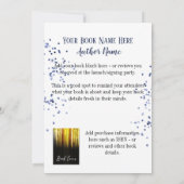 ブックの起動パーティーありがとうございます サンキューカード (裏面)