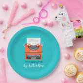 ブックの起動パーティータイプライター ペーパープレート (パーティー)