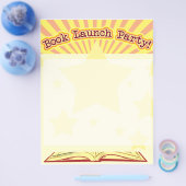 ブックの起動パーティーチラシ チラシ (シングル)