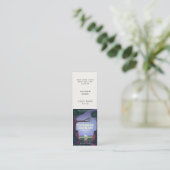 ブックの起動作家プロモーションミニブックマークカード スキニー名刺 (スタンド正面)