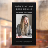 ブックの起動作家ライター写真プロモーションブラック ウィンドウサイン (シート2)