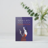 ブックの起動 |作家のプロモーションカバーのアートワーク 名刺 (スタンド正面)