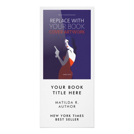 ブックの起動 |作家カバーのアートワークのプロモーション ラックカード (正面)
