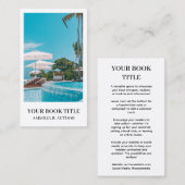 ブックの起動 | 作家プロモーションロゴデザイン 名刺 (正面/裏面)