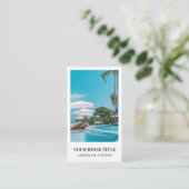 ブックの起動 | 作家プロモーションロゴデザイン 名刺 (スタンド正面)