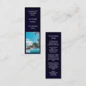 ブックの起動 | 作家ミニプロモーションデザイン スキニー名刺 (正面/裏面)