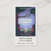 ブックの起動 |作家販促用ブックカバー 名刺 (正面)