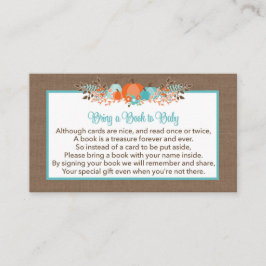 ブックをベビーリクエストに持参 – 秋カボチャ エンクロージャーカード