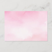 ブックを贈ろう ベイビーシャワーのカード – ピンクのパンプキン エンクロージャーカード (裏面)