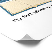 ブックを開くプリント ポスター (角)