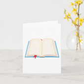 ブックを開く カード (黄色い花)
