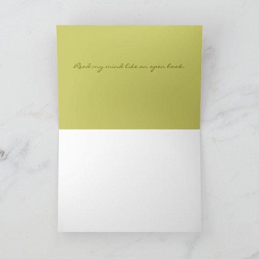 ブックを開く カード (内部)