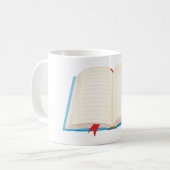 ブックを開く コーヒーマグカップ (正面左)