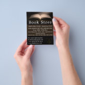 ブックを開く、ブックストア広告ズ チラシ (手)