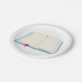 ブックを開く ペーパープレート (アングル)