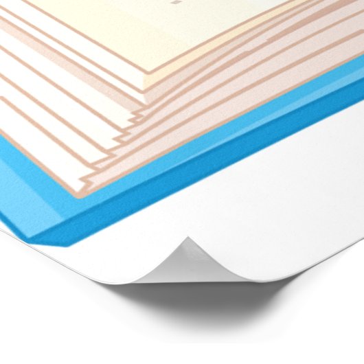 ブックを開く ポスター (角)