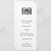 ブックを開く 招待状 (正面/裏面)