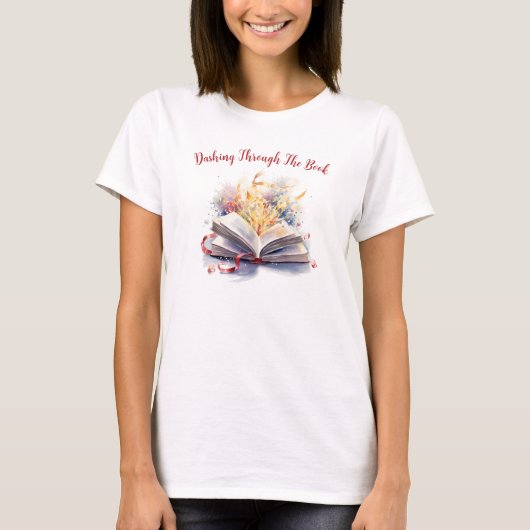 ブックを駆け抜けて Tシャツ (正面)