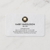 ブックアイコンプリンタプレミアム名刺 名刺 (正面)