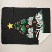 ブックイッシュクリスマスツリーIII シェルパブランケット (正面(横))