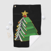 ブックイッシュクリスマスツリーIV ゴルフタオル (インサイチュ)