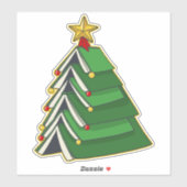 ブックイッシュクリスマスツリーIV シール (シート)