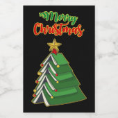 ブックイッシュクリスマスツリーIV フードラベル (シングルラベル)