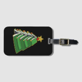 ブックイッシュクリスマスツリーIV ラゲッジタグ (正面横)