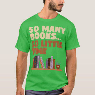 ブックウおもしろいム本の恋人引用文そう多くの本リット Tシャツ