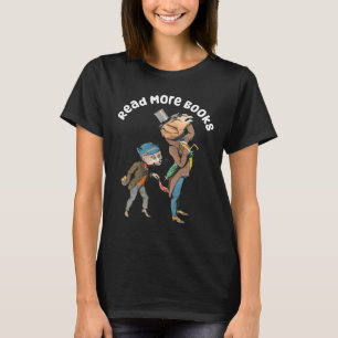 ブックウ読ム、もっとおもしろいの動物 Tシャツ