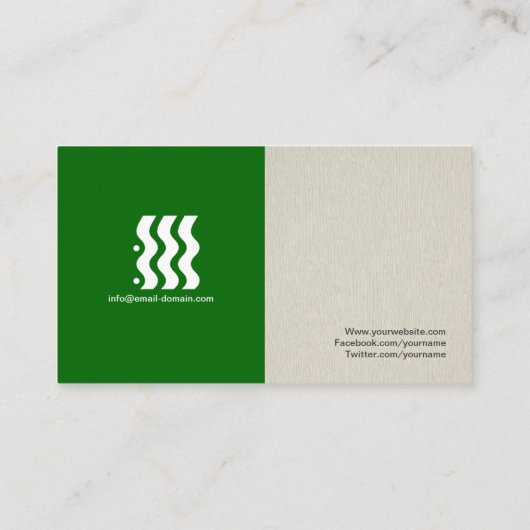 ブックエディタシンプル-エレガントスタイリッシュ 名刺 (裏面)