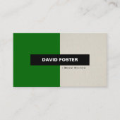 ブックエディタシンプル-エレガントスタイリッシュ 名刺 (正面)