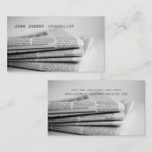 ブックエディタ作家小説家の詩人ジャーナリストのブログ 名刺 (正面/裏面)