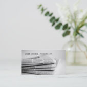 ブックエディタ作家小説家の詩人ジャーナリストのブログ 名刺 (スタンド正面)