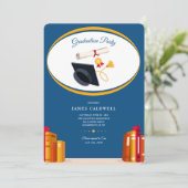 ブックエンド卒業パーティー 招待状 (スタンド正面)