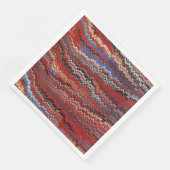 ブックエンド・ペーパーのマーブリング（大部分は赤） (コーナー)