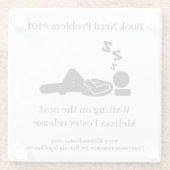 ブックオタクの問題#101コースター ガラスコースター (裏面)