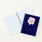 ブックオーバーレタリングスケッチブルースパイラルノート ノートブック (内部)