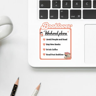 ブックオーバー週末のプラン シール