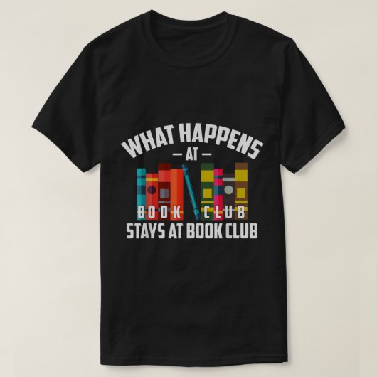 ブックカッコいいクラブでのBook Club Staysのイベント Tシャツ (デザイン正面)
